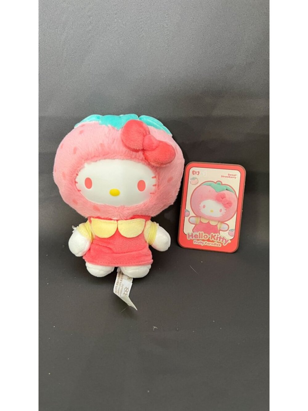 Hello Kitty Fruity Paradise Sweet Strawberry Plush With Backpack Clip 2025 Sanri